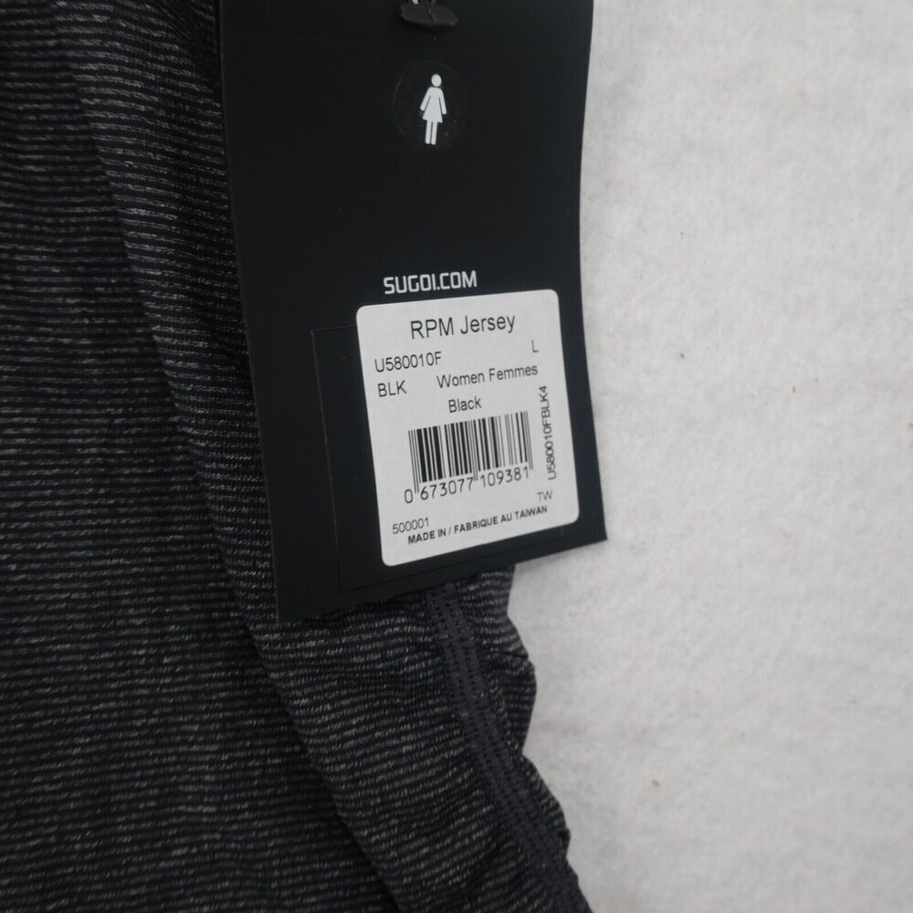 NEW Sugoi Women's Large RPM Jersey Size Large Black Ruck Design - Picture 4 of 8